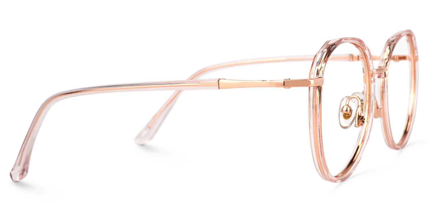 Kairos Rosa-Gold Rund Brille2