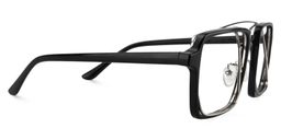 Nellie Schwarz Silber Pilot Brille4