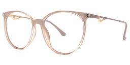 Babbage Hellbraun Rund Brille1