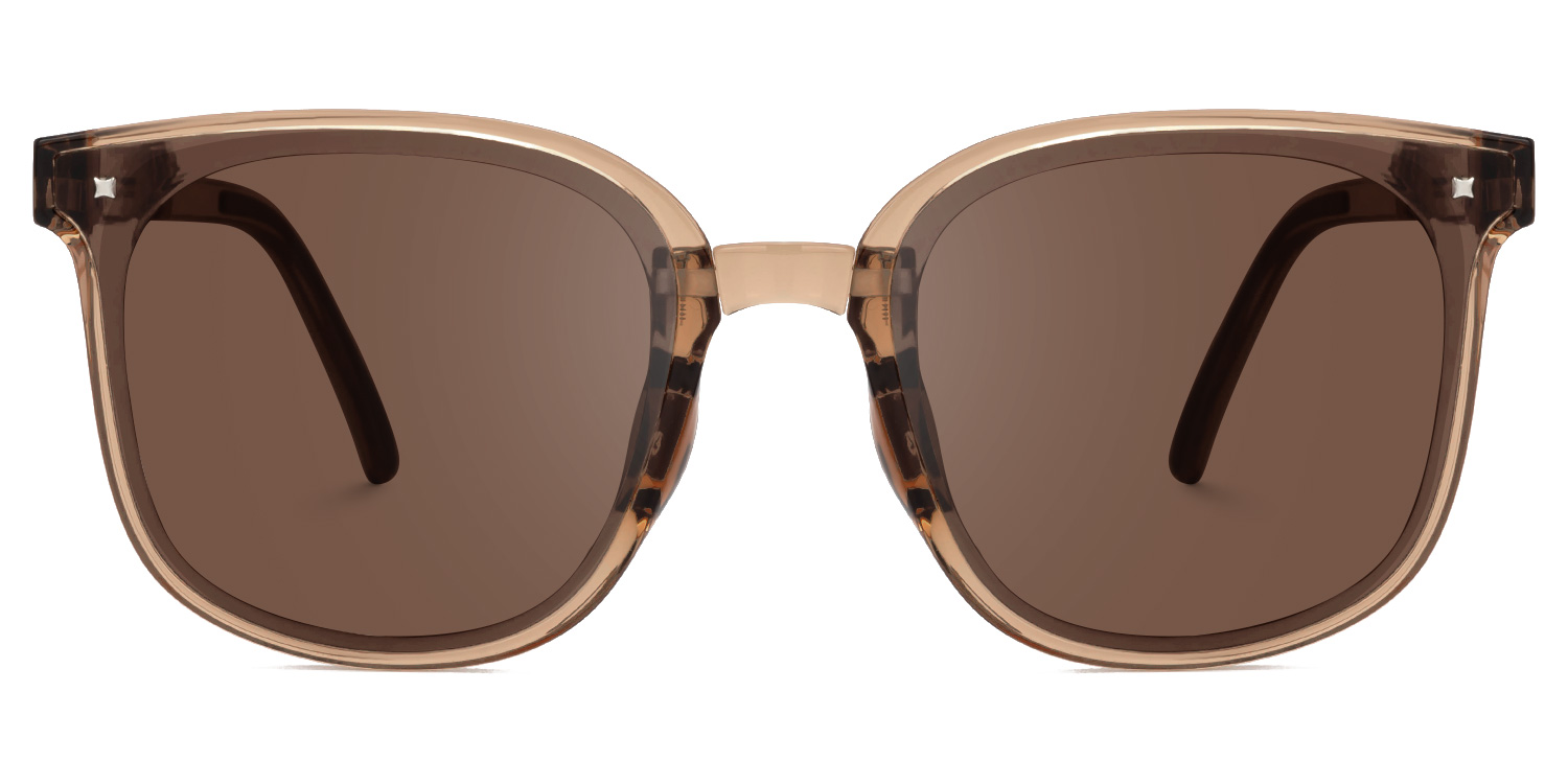 Sulaika Faltbar Champagner Quadratisch Sonnenbrille0