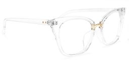 Chandrika Klar Cateye Brille2