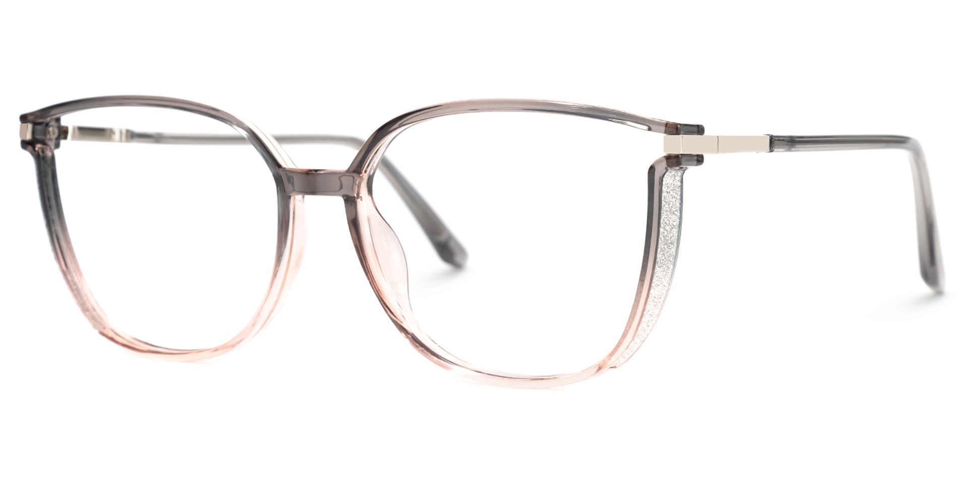 Walden Grau Cateye Brille2