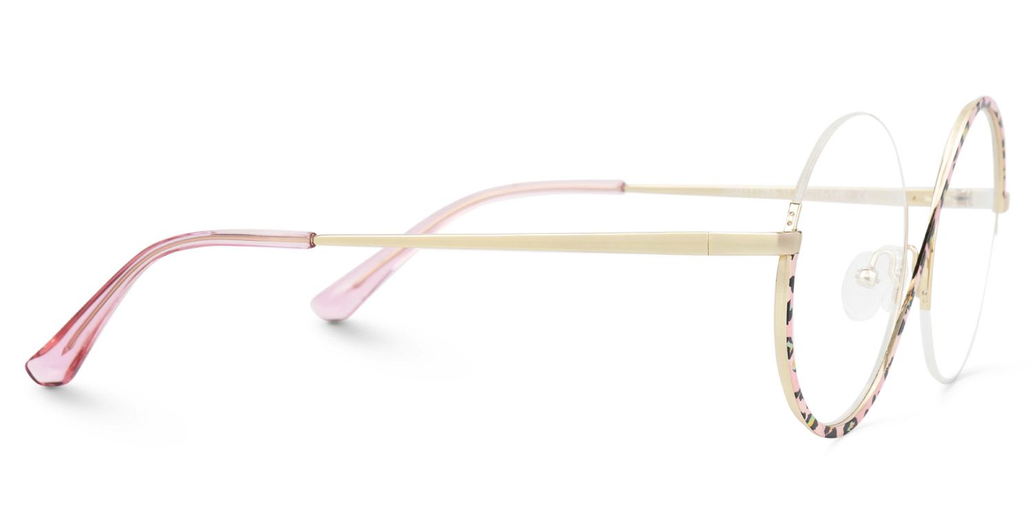 Alina Blumendruck-Rosa Rund Wicked Brille3