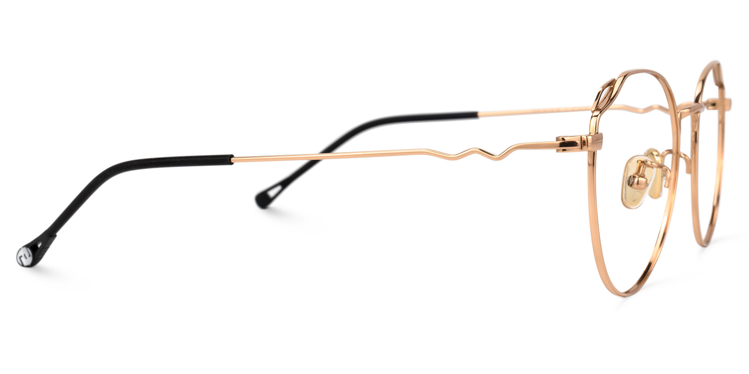 Archer Gold Rund Brille3