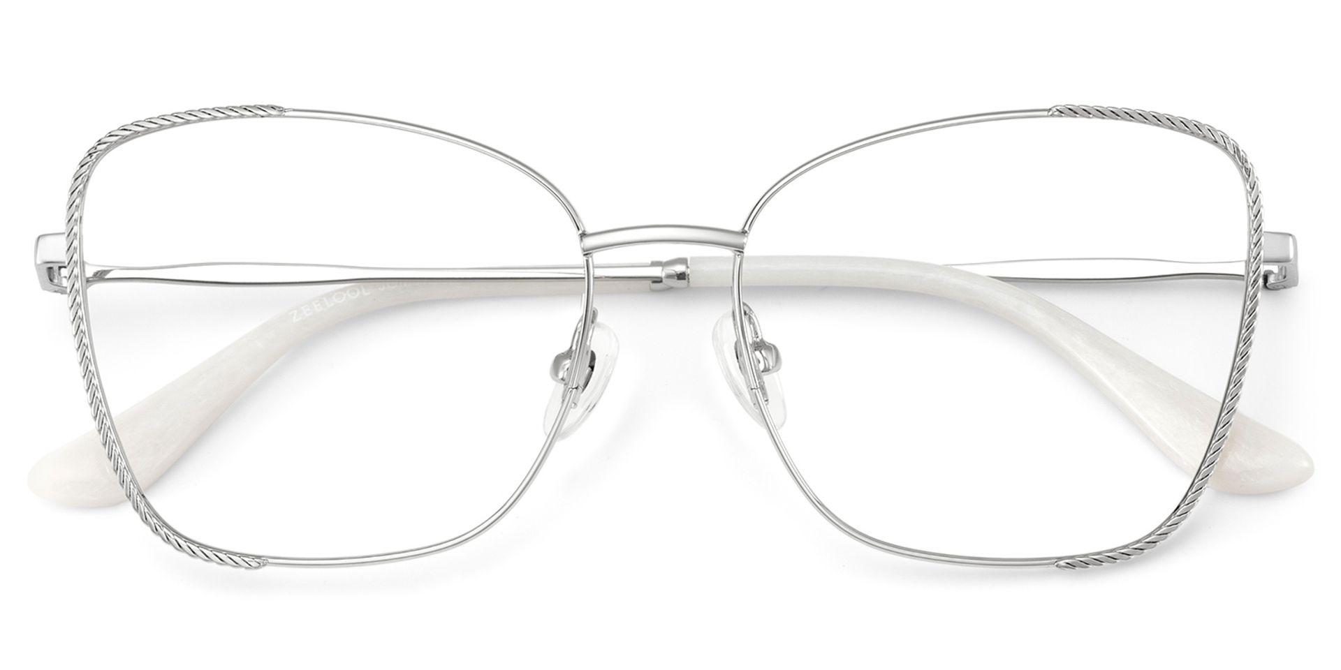 Kai Silber Schmetterling Metall Brille1