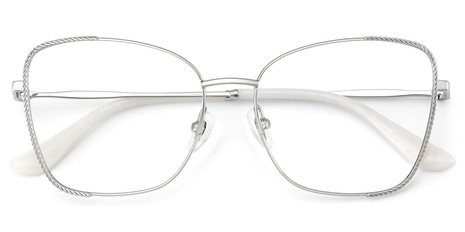 Kai Silber Schmetterling Metall Brille1