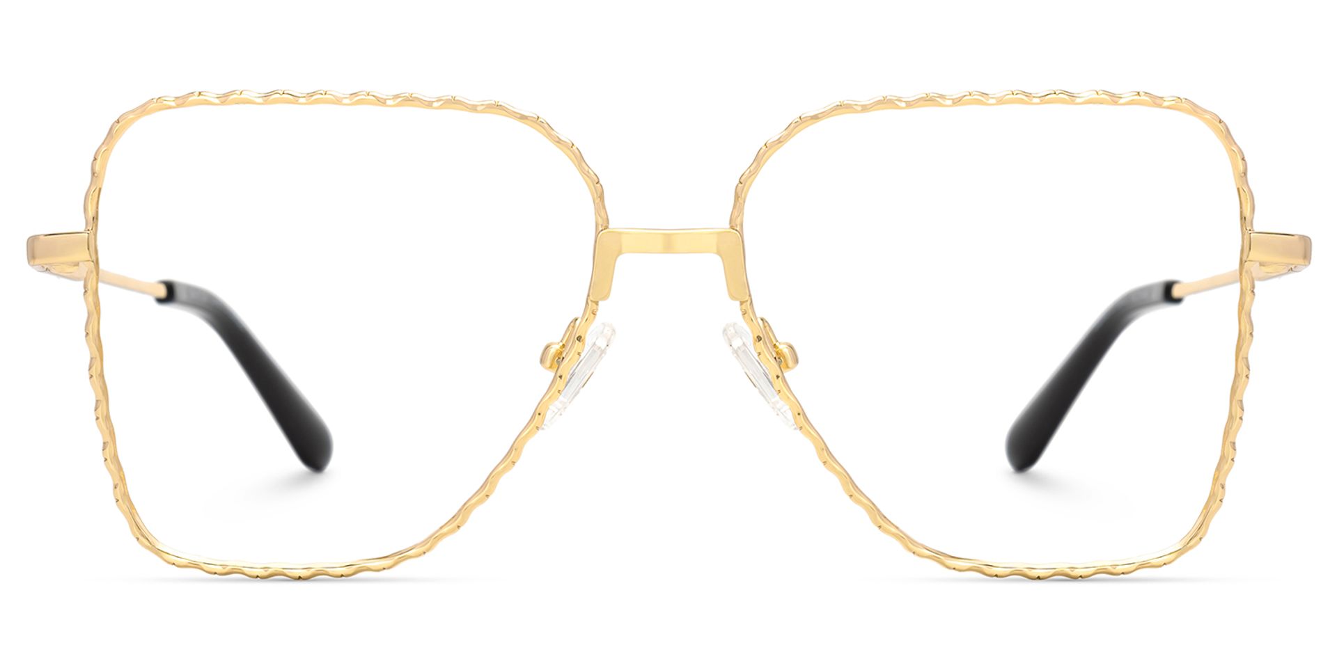 Teri Gold Pilot Metall Brille0