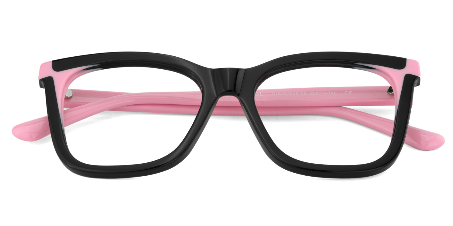 Grubbs Schwarz Quadratisch Brille1