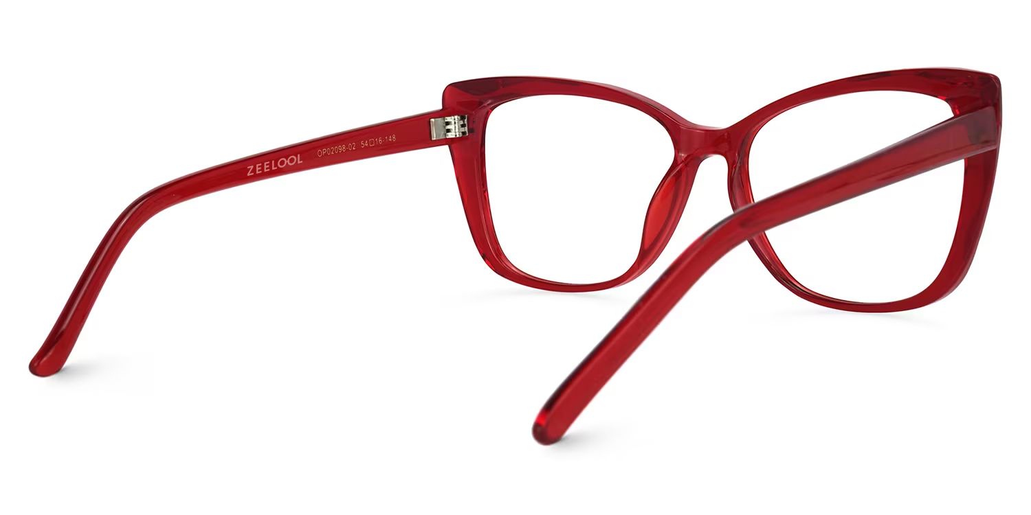 Farris Rot Quadratische Brille4