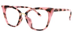 Chandrika Rosa Blumenmuster Cat Eye Brille1