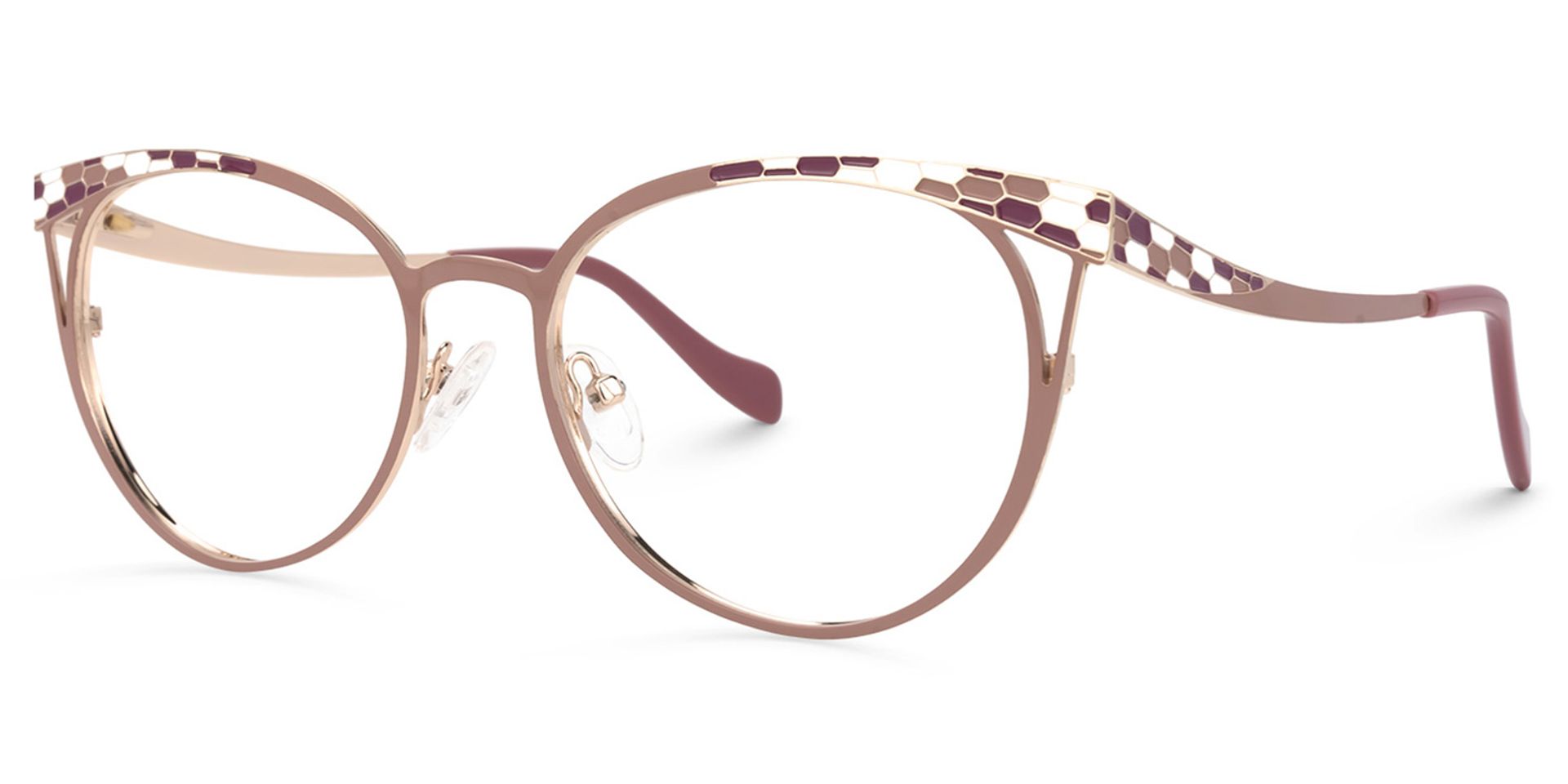 Idana Rosa Cateye Brille1