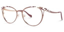 Idana Rosa Cateye Brille1