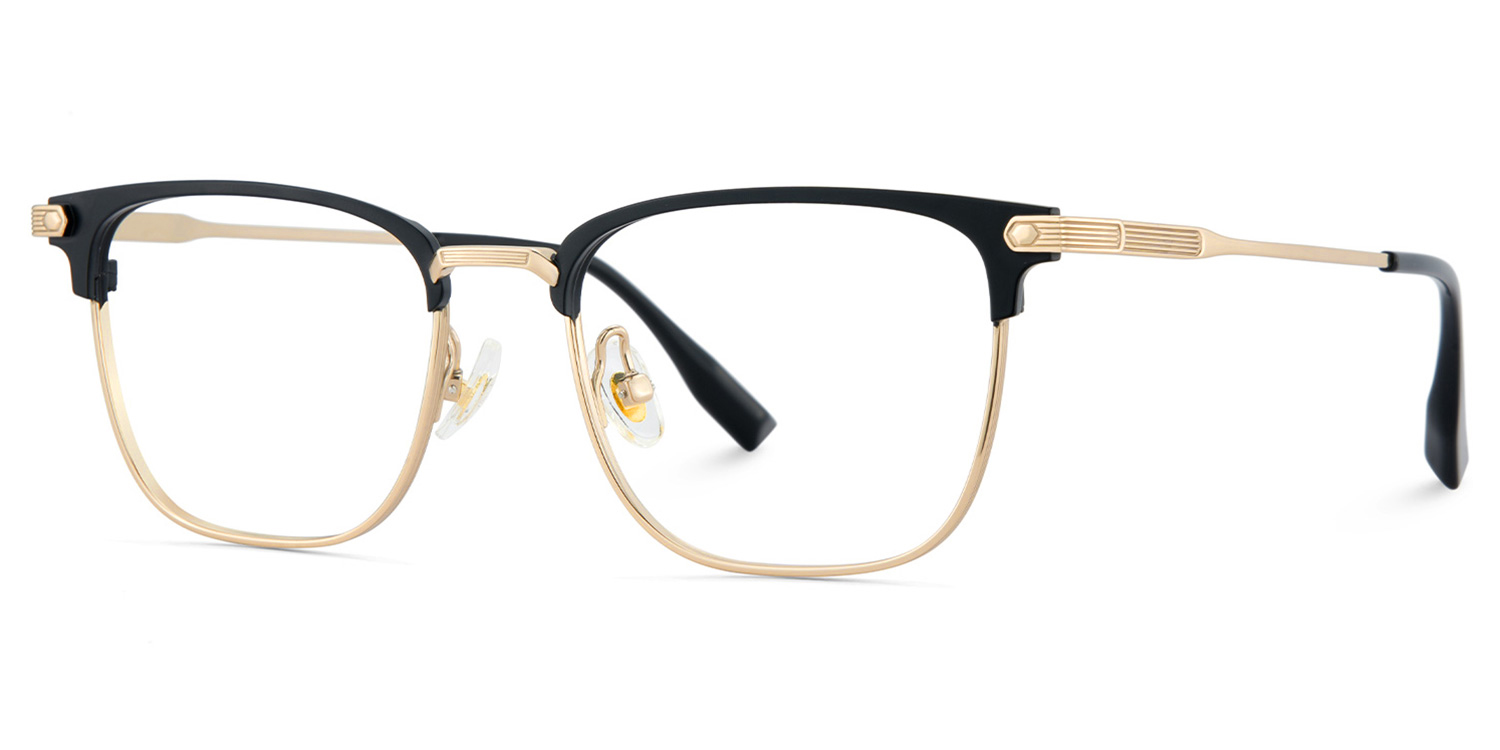 Barrett Gold Browline Titan Brille2