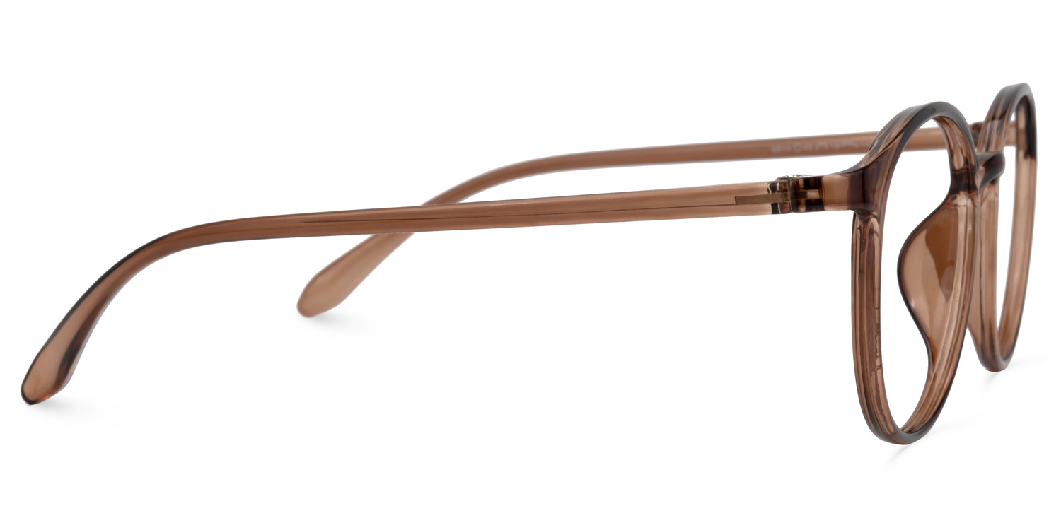 Phebe Braune Runde Brille3