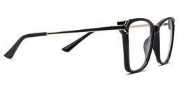 Tricee Schwarz Quadratisch Brille2