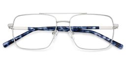 Iris Silber Pilot Brille3