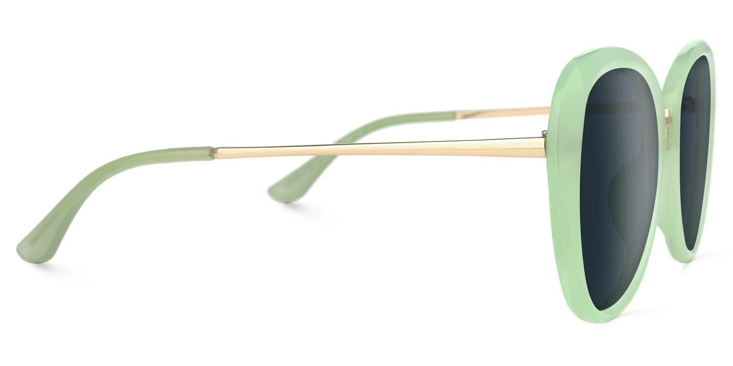 Hagan Grün Cateye Sonnenbrille3