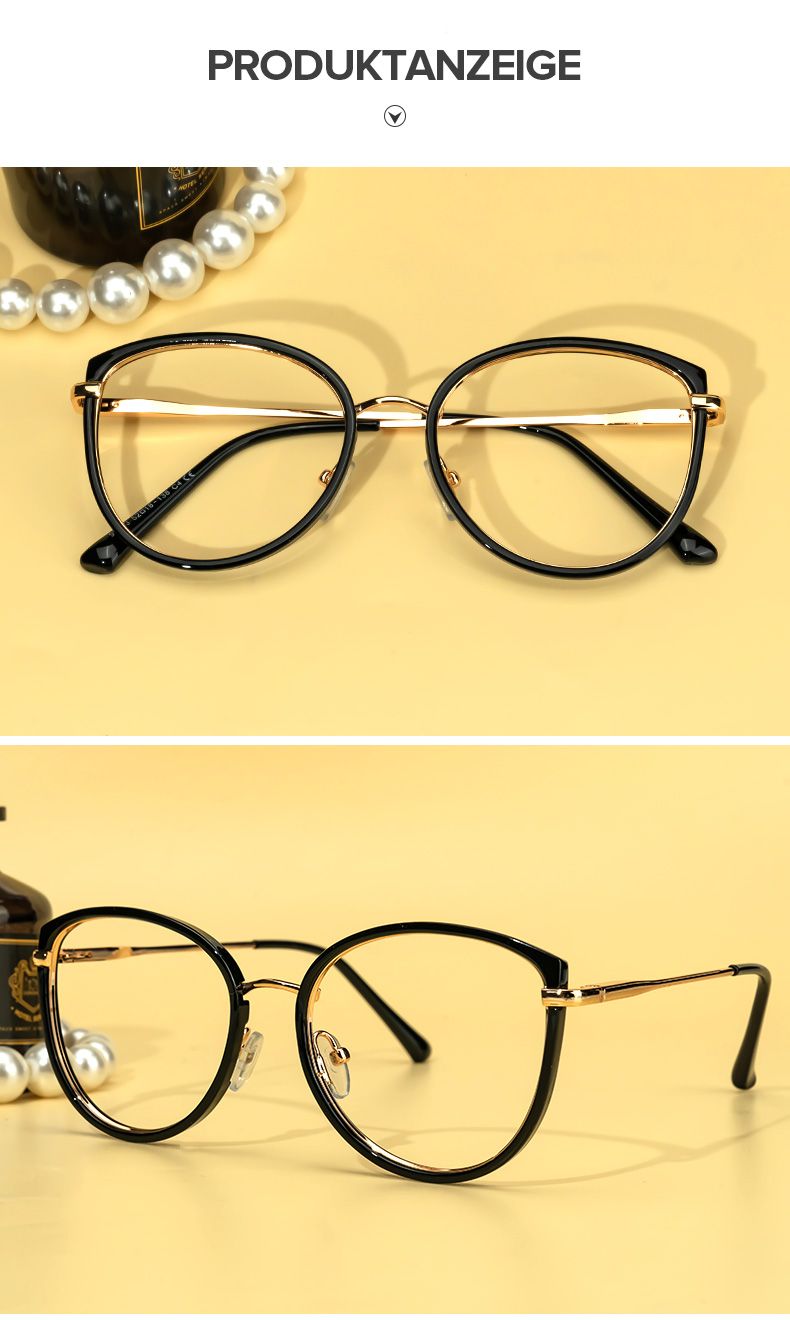 Neal Schwarz Cateye Brille