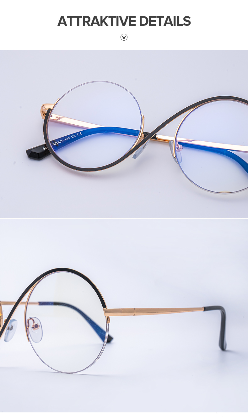 Alina Schwarz Rund Brille
