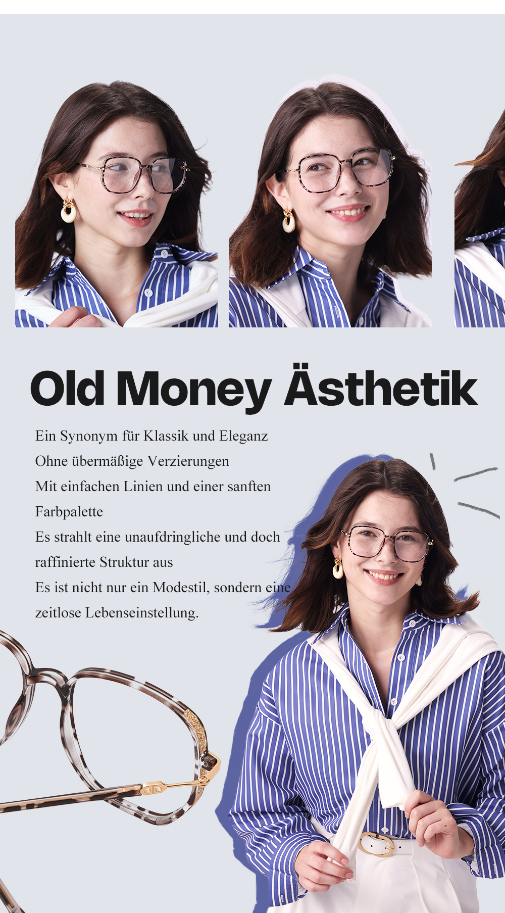 Joana Tortoise Geometrisch Brille