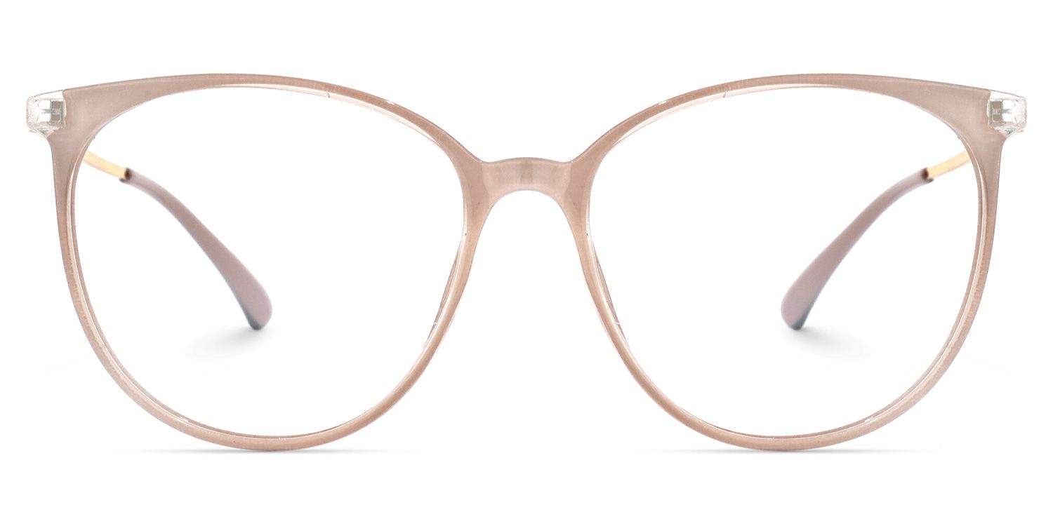 Ablewhite Hellbraun Cateye Brille0