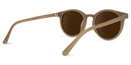 Gaige Braun Rund Sonnenbrille3