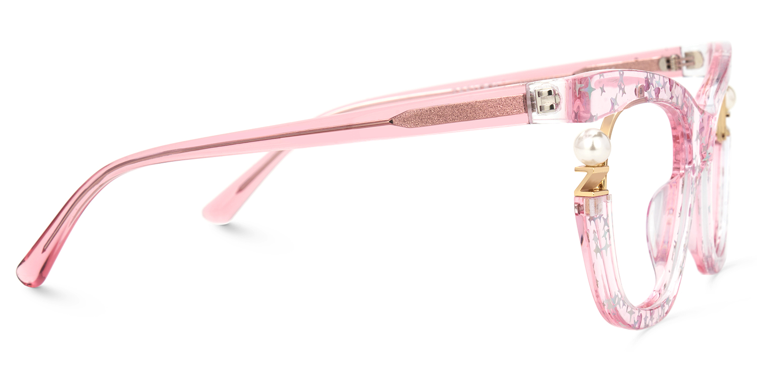 Pearl Rosa Cateye Brille6
