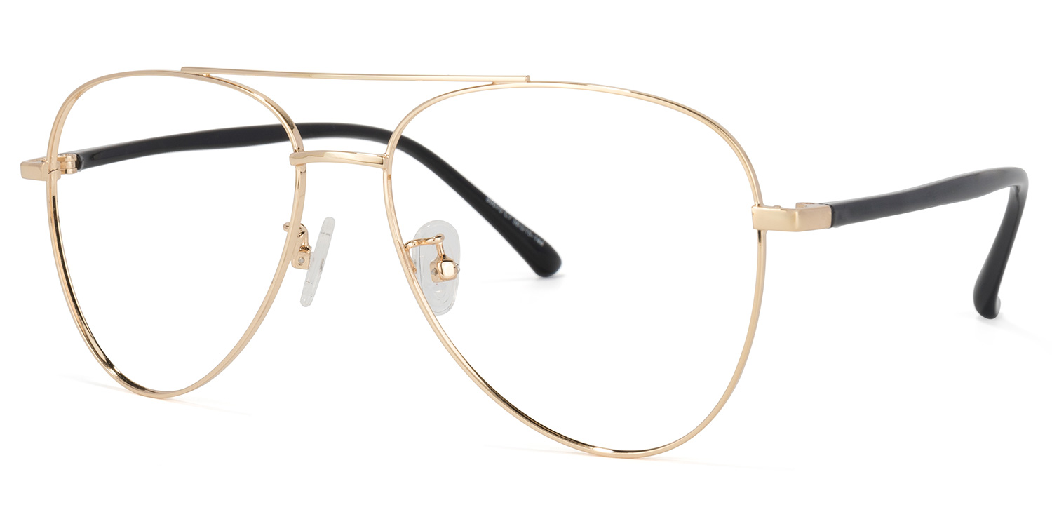 Paige Gold Pilot Brille1