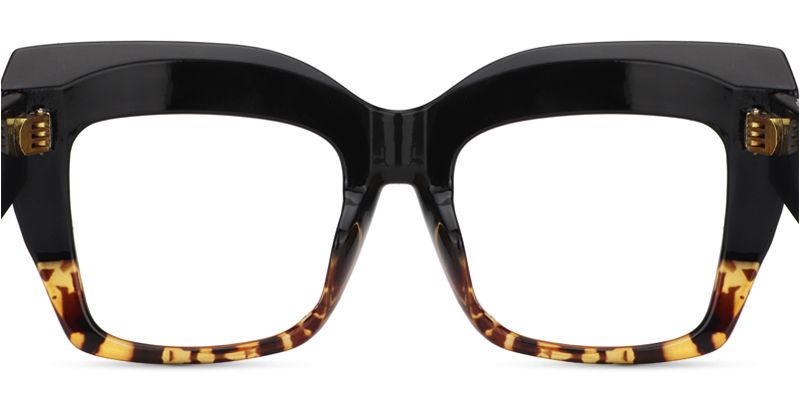 Alberta Schwarz Tortoise Cat eye Brille4