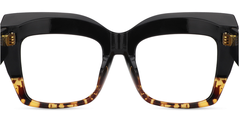 Alberta Schwarz Tortoise Cat eye Brille4