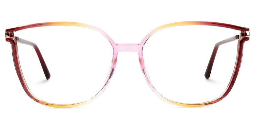 Walden Rot-Gelb Cateye Brille