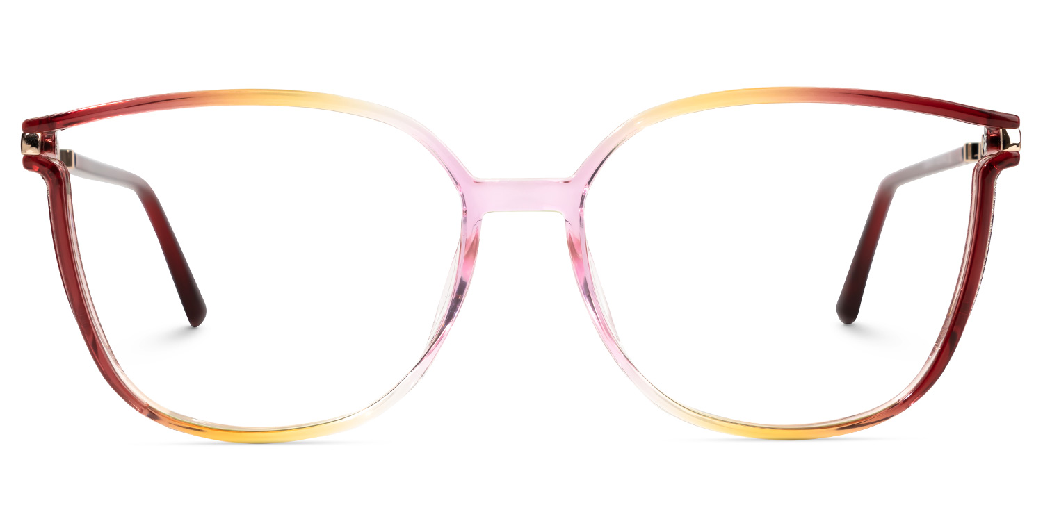 Walden Rot-Gelb Cateye Brille