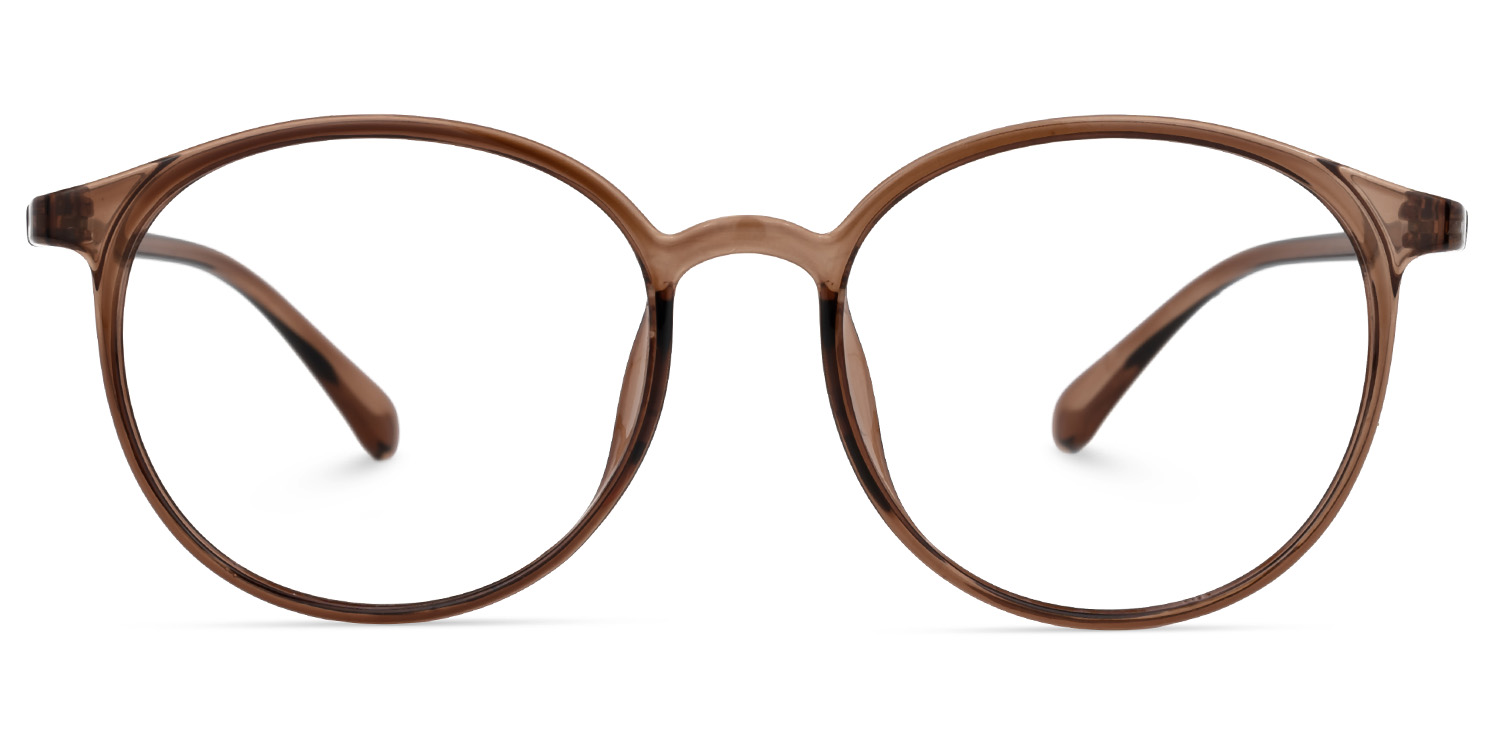 Phebe Braune Runde Brille0