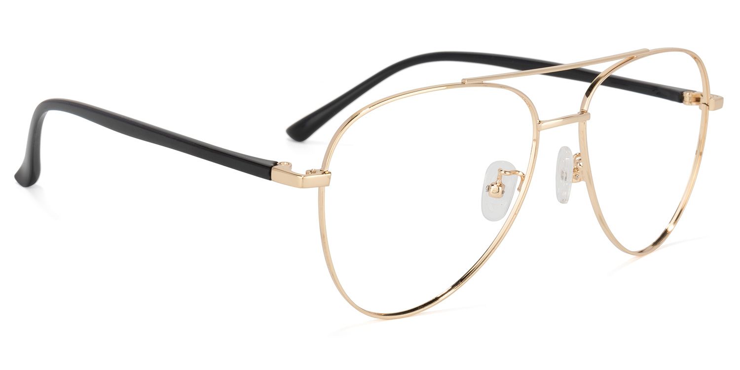 Paige Gold Pilot Brille2