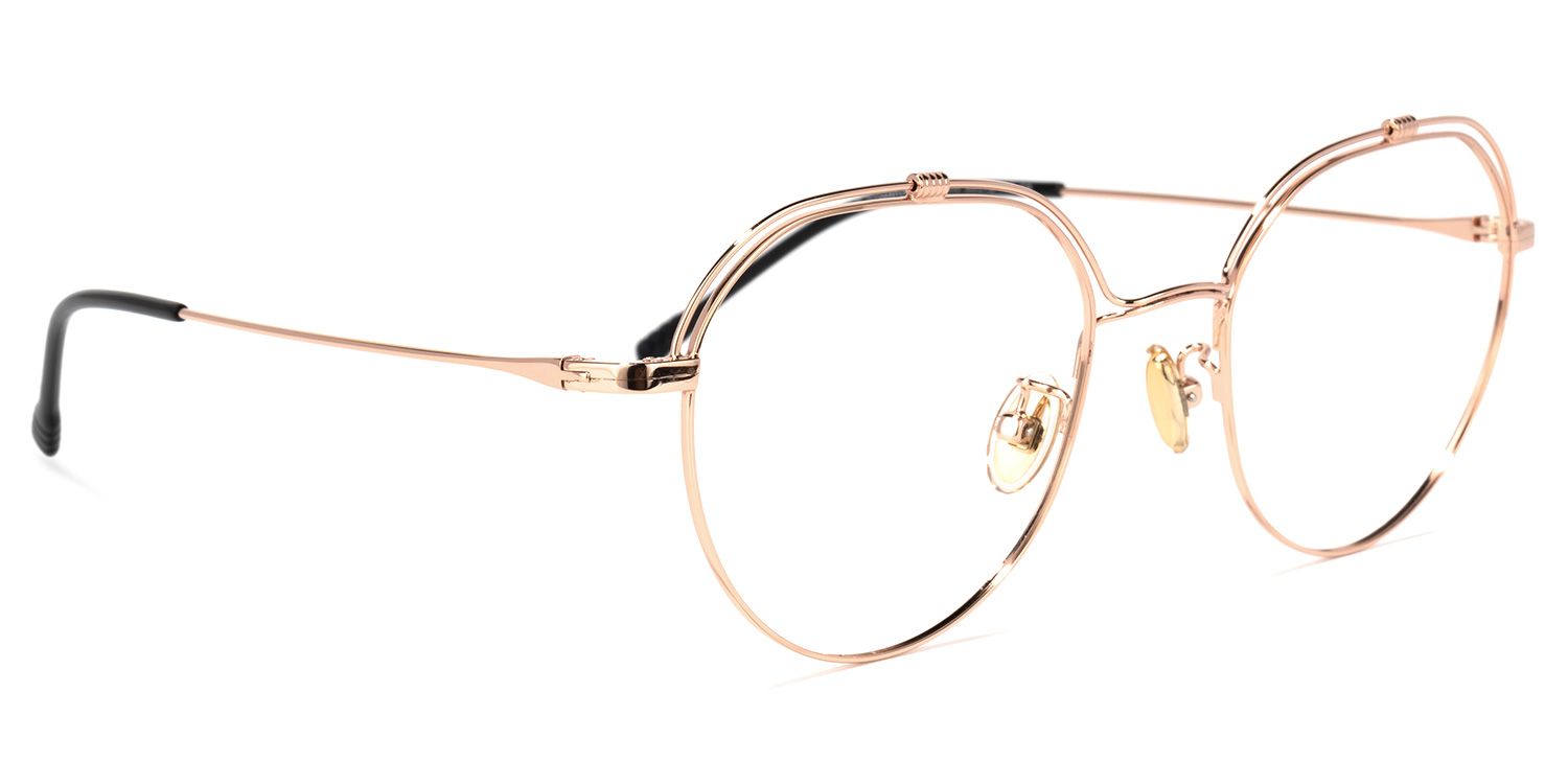 Talbot Gold Rund Brille2