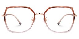 Burt Braun Rechteckig Brille0