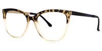 Taima Gelb-Tortoise Cateye Brille1