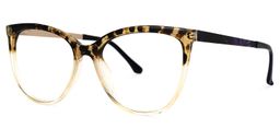 Taima Gelb-Tortoise Cateye Brille1