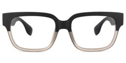 Colin Schwarz Grau Rechteckig Brille0