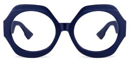 Geoffrey Dunkelblau Geometrische Brille0