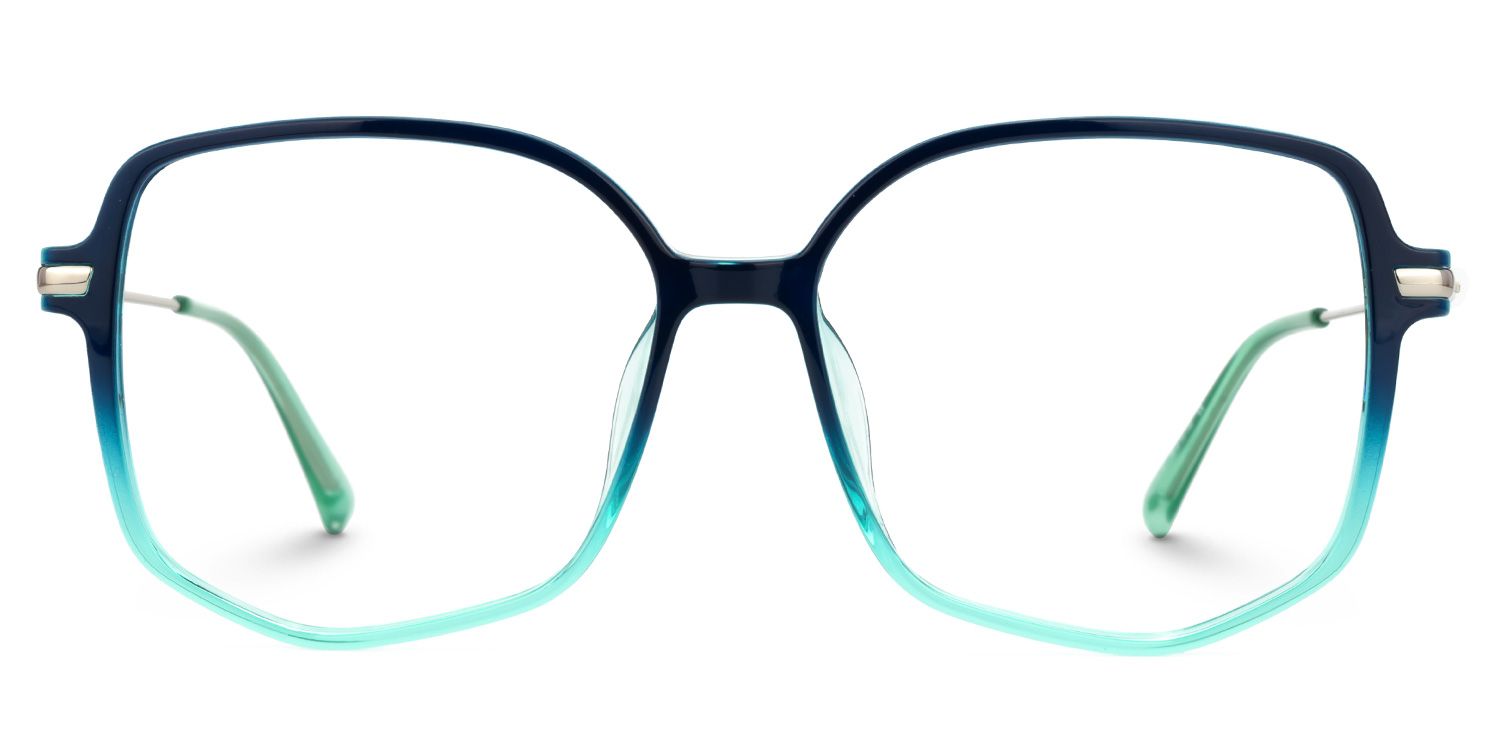 Payton Blau-Grün Geometrisch Brille0