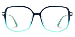 Payton Blau-Grün Geometrisch Brille0