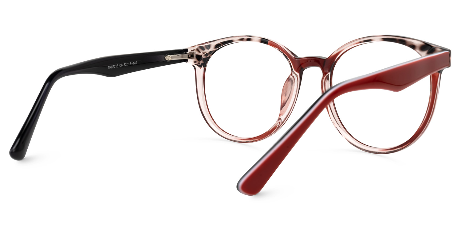 Gilda Rot Rund Brille2