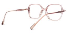 Kasandra Rosa Quadratisch Brille2