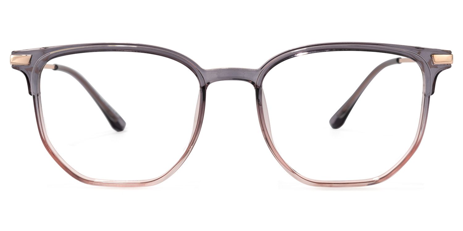 Zarola Grau Quadratisch Brille0