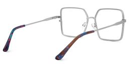 Thalia Silber Quadratisch Brille3
