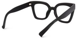 Malcolm Schwarz Quadratisch Brille3