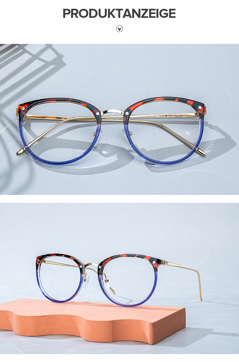 Abbas Braun-Tortoise Rund Brille