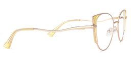 Raia Gelb Cateye Brille3