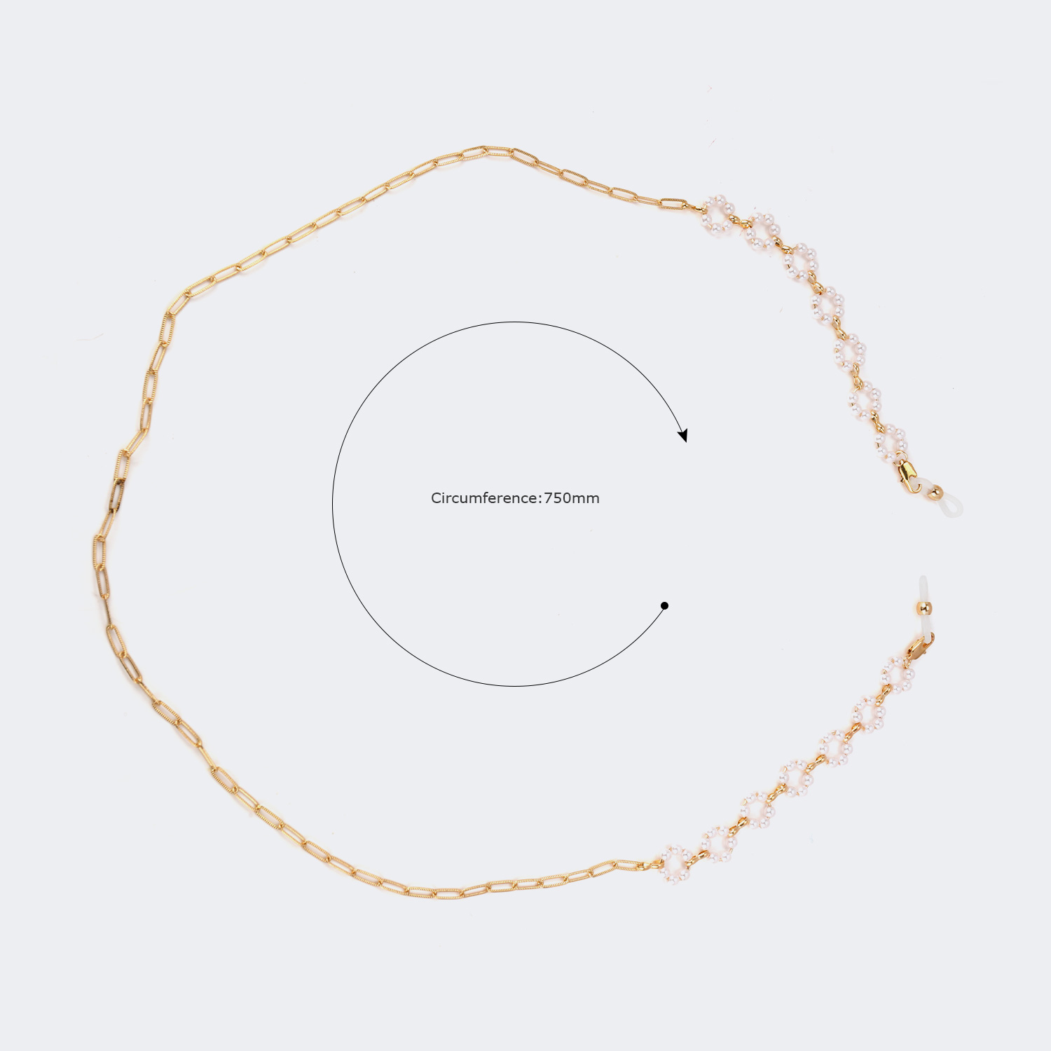 Kanga Gold Brillenkette1